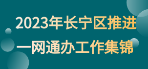 2023年長寧區(qū)推進一網(wǎng)通辦工作集錦