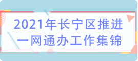 2021年長寧區(qū)推進一網(wǎng)通辦工作集錦